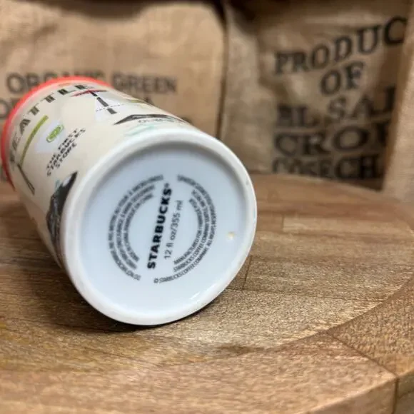 STARBUCKS Travel Tumbler Mug SEATTLE Local Collection Big Foot Alki Beach - Picture 5 of 5